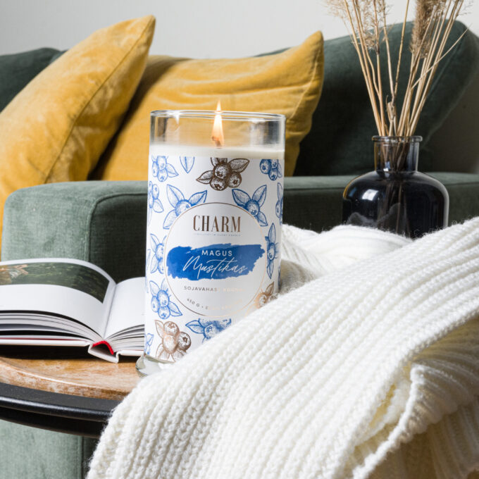 Charm Candle “Sweet Blueberry” – Earring